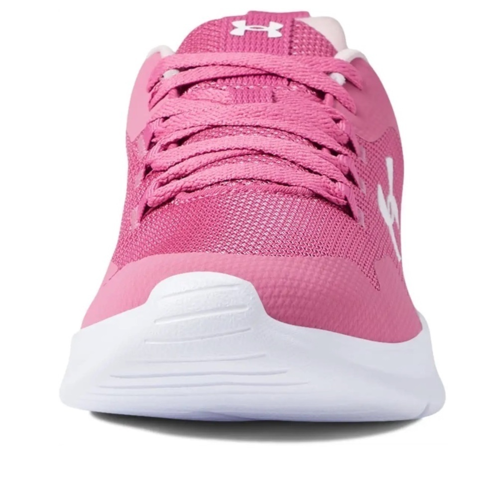 NIB WOMENS Under Armour Essential Pace Pink WHITE SIZE 7 ATHLETIC SHOES​​​​​​​ - Picture 4 of 5